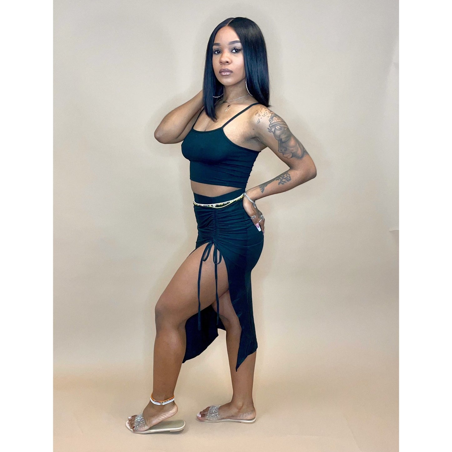 Black Sunrise Set - Mad Swanky Kouture