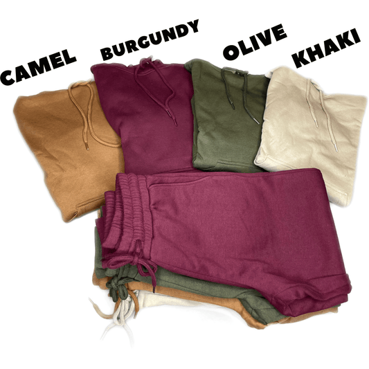 Khaki Sweatpant Set - Mad Swanky Kouture