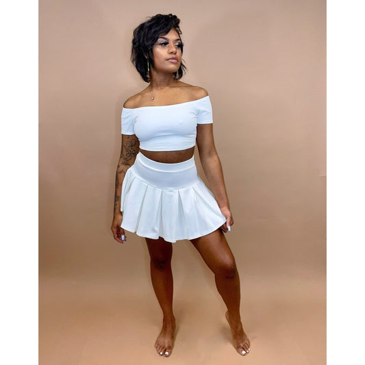 Sporty Chic White - Mad Swanky Kouture