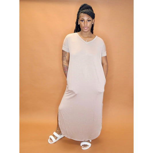 Ash Mocha Maxi - Mad Swanky Kouture