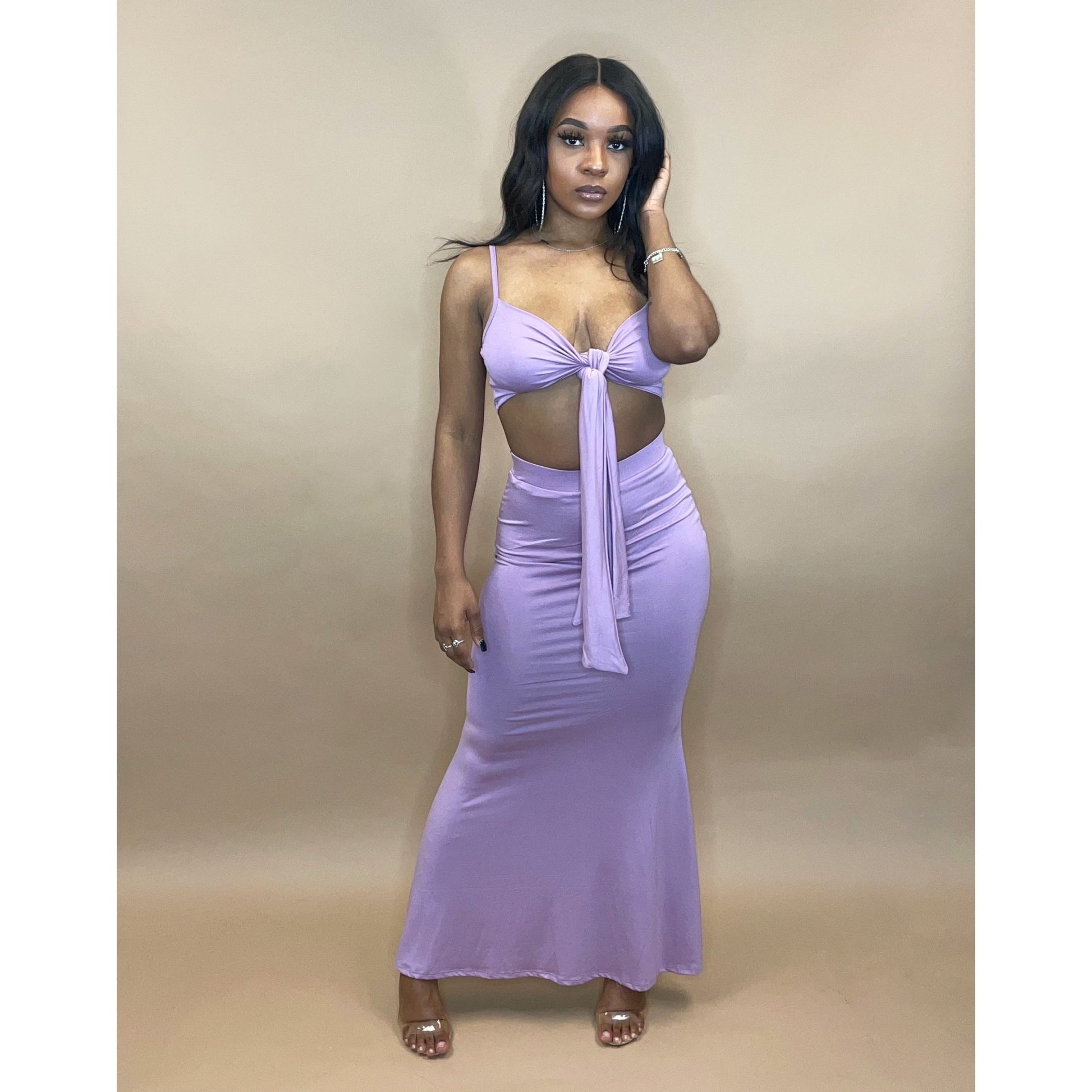 Lilac Vacay Set - Mad Swanky Kouture