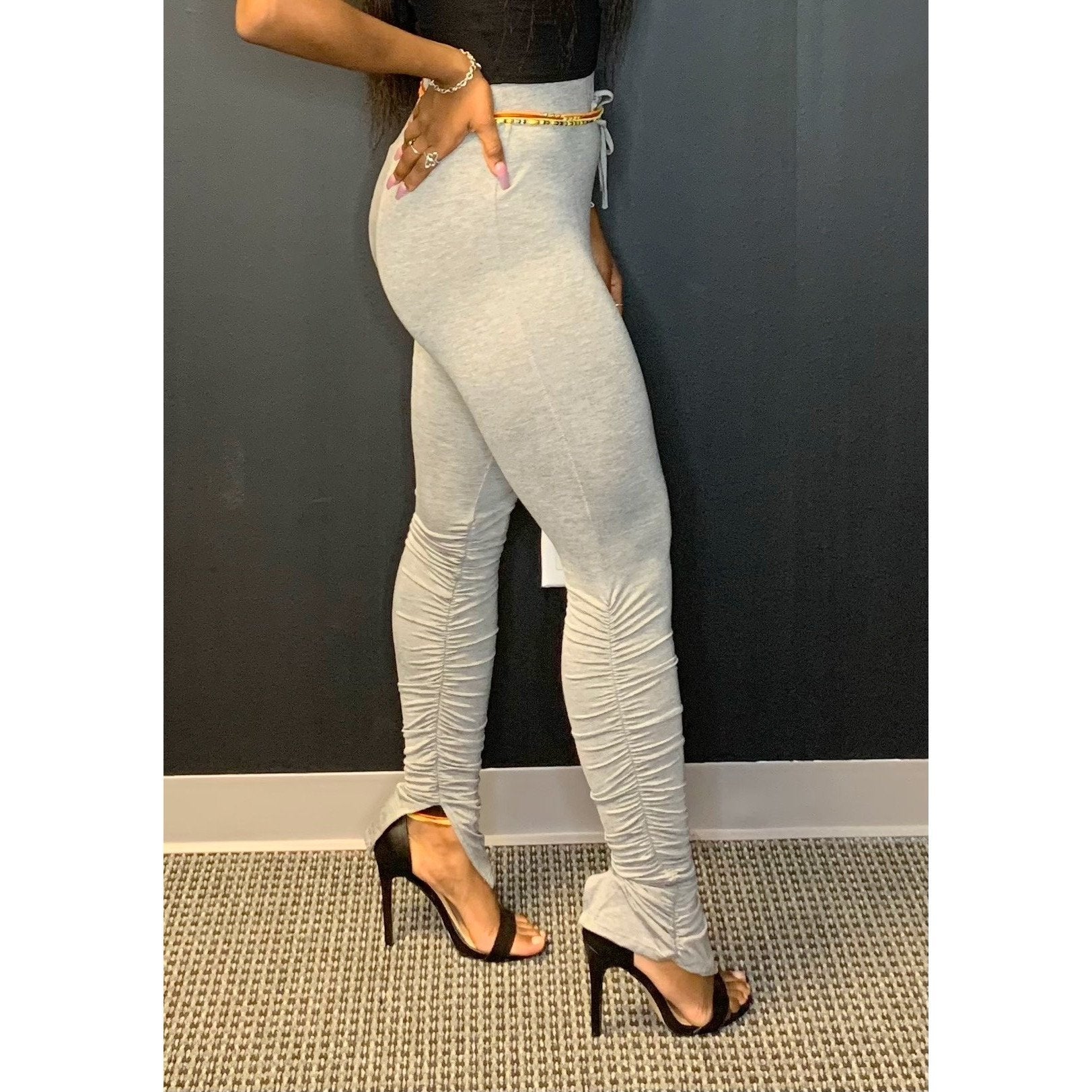 Slim Stack Pants - Mad Swanky Kouture