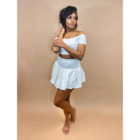 Sporty Chic White - Mad Swanky Kouture